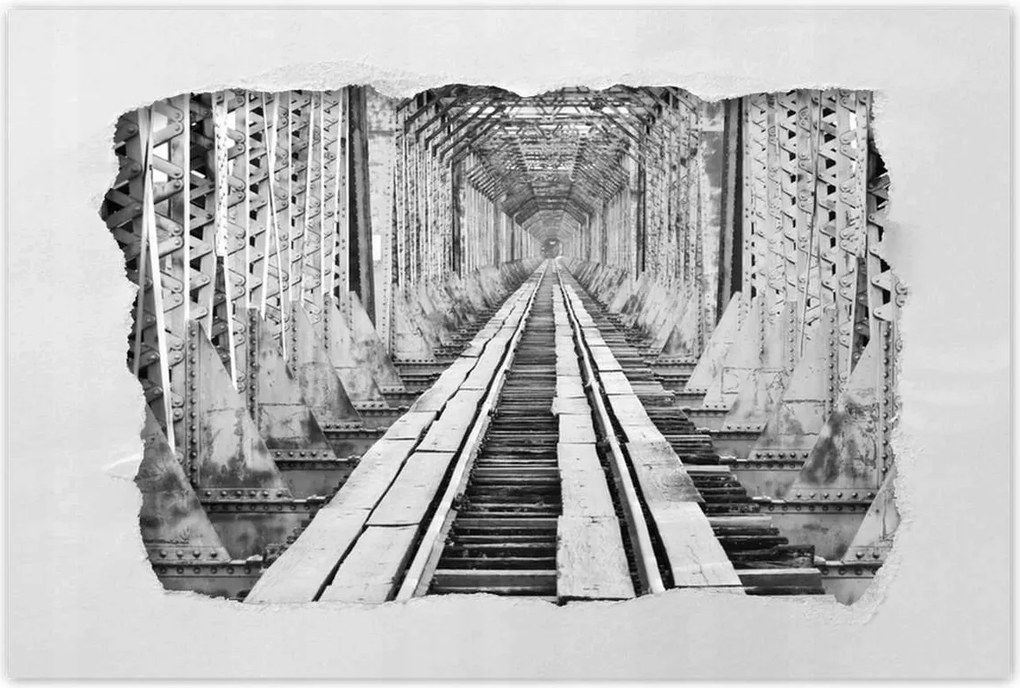 Poszterek 60x40 Vasúti híd Vasút