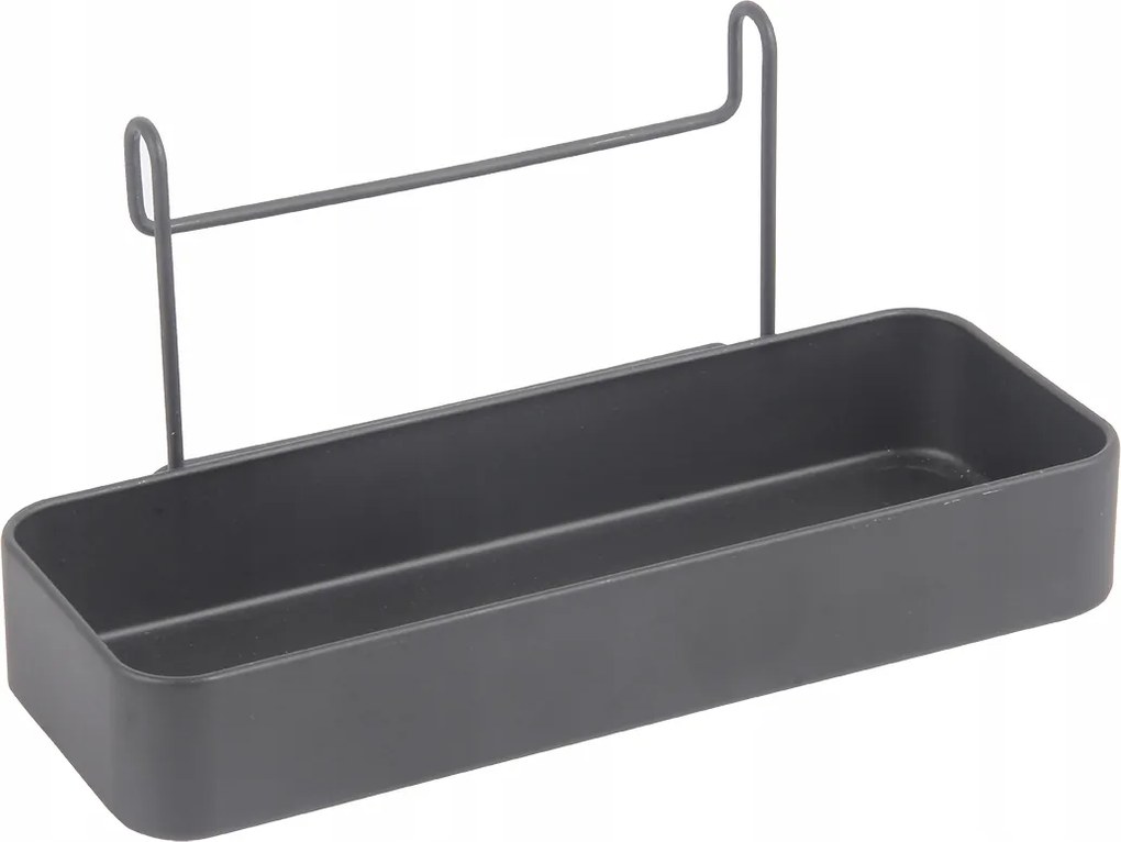 Konyhai Akasztós Polc Fekete Matt Acél Kuchinox