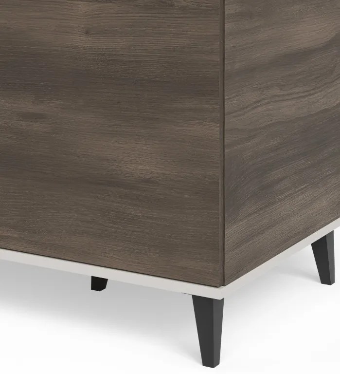 Random 2 S-1 szekrény kasmír/dió