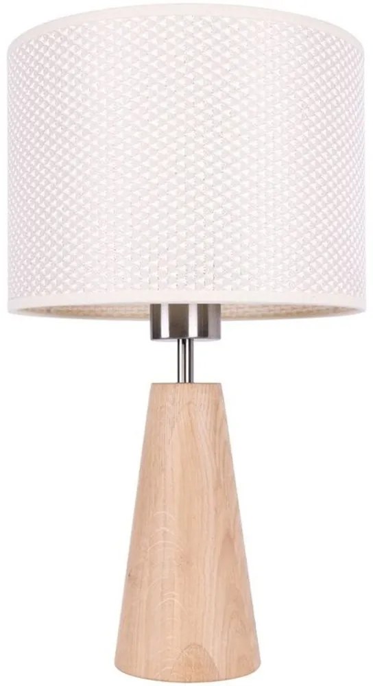 Spot-Light 7017403211528 - Asztali lámpa MERCEDES 1xE27/40W/230V tölgy