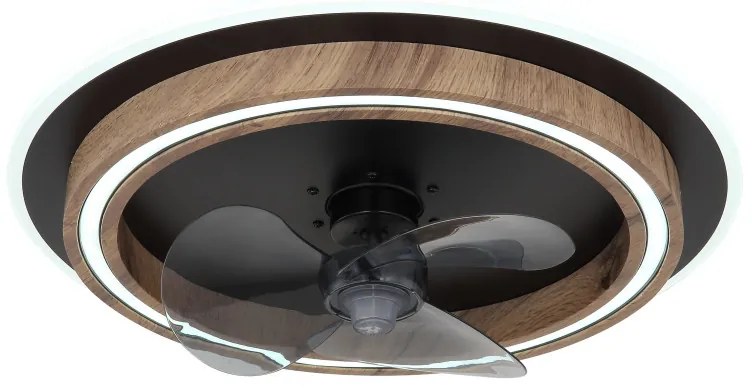 Globo Bozan 03655 távirányítós mennyezeti ventilátoros lámpa, 32W LED, 2700K-6500K, 120-1200 lm