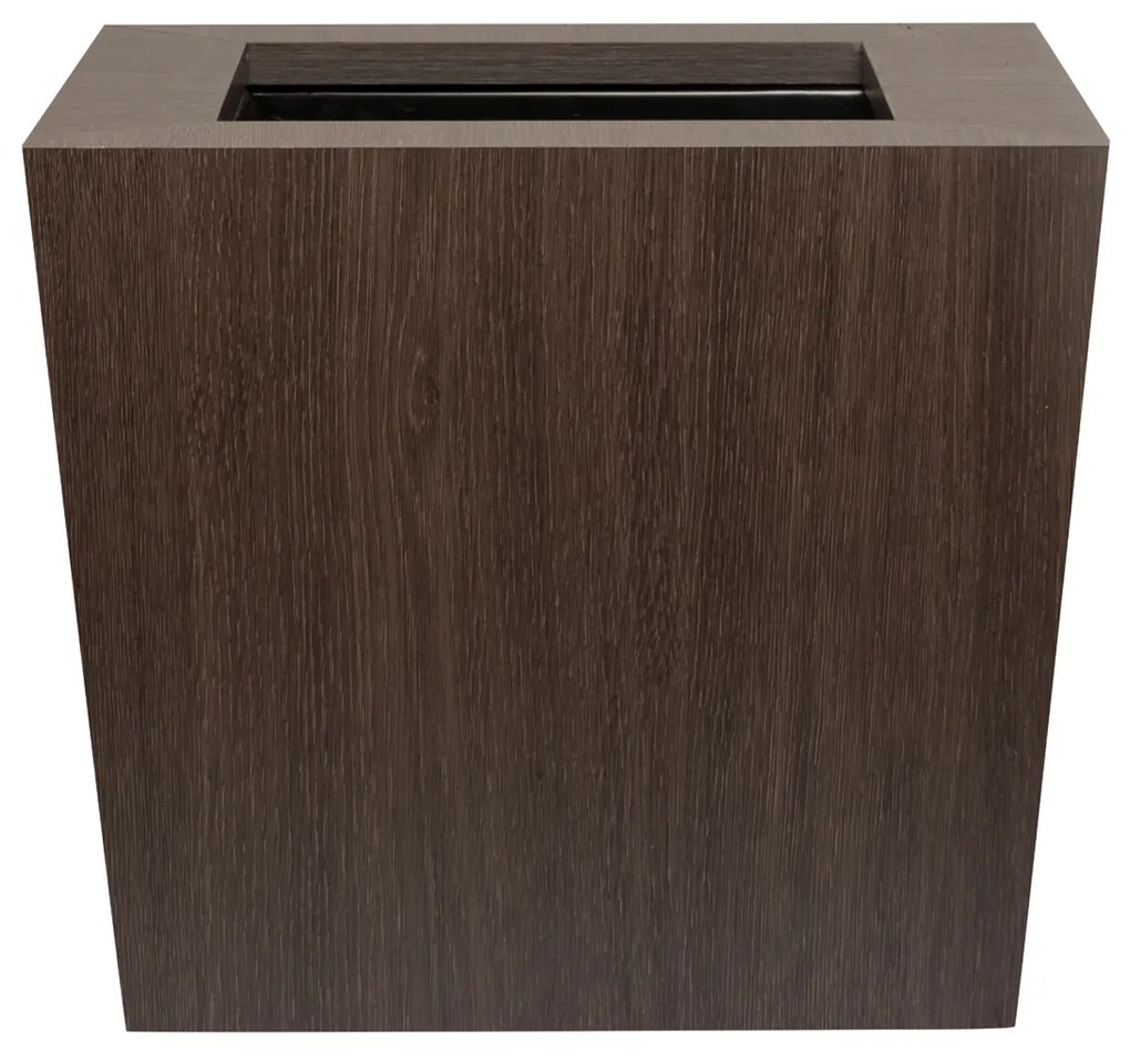 NATURA fa önöntöző ültetőgép, alacsony, többféle változatban - Hobby Flower méretek: 60x60x46, szín: sötét tölgy