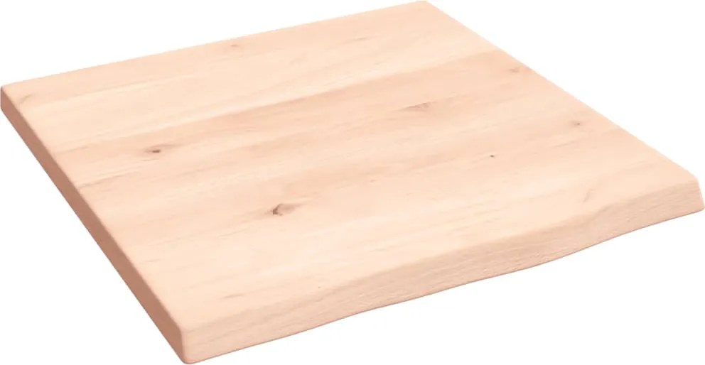 vidaXL kezeletlen tömör fa fürdőszobai pult 40x40x2 cm