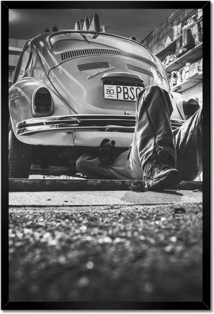 Poszterek keretben 40x60 Bogár garázs javítás