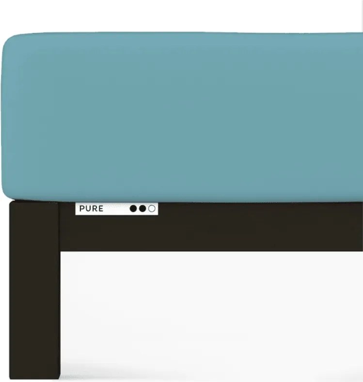 Gyerek lepedő Schlafgut Pure Baby 60-70x120-140cm Petrol Mid 467