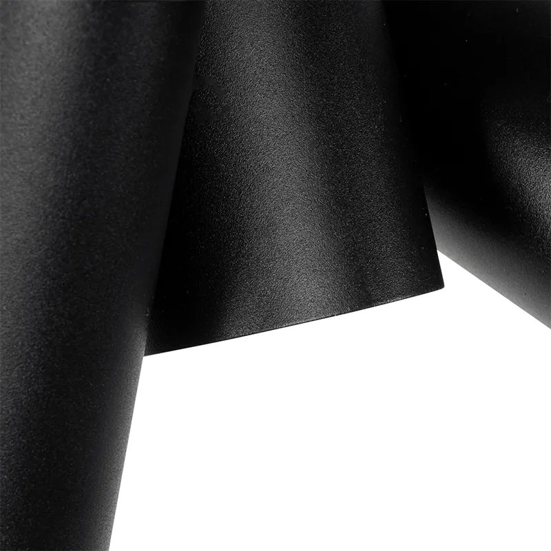 Design spotlámpa fekete 2-lámpás állítható - Michael