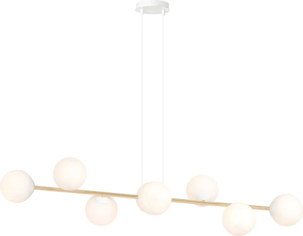 Emibig modern függeszték gravity fehér arany emi1242/8
