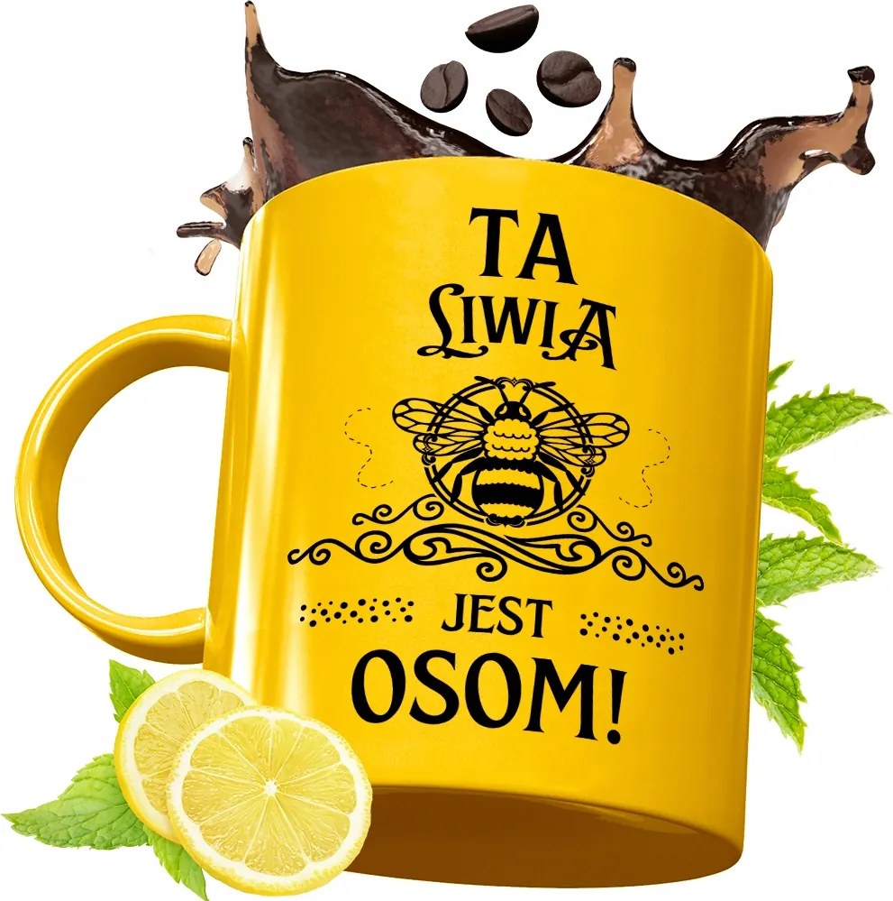 Arany Prémium Bögre Líviának Születésnapra Ajándék Nyomtatott