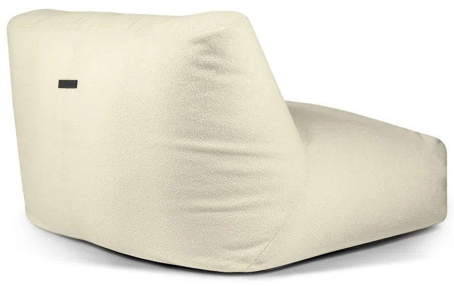 Világosszürke buklé babzsákfotel Sofa Tube – SLOWDOWN