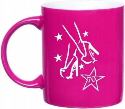 Gyönyörű bögre hozzáillő mintával Neki, ajándék 70. születésnapra