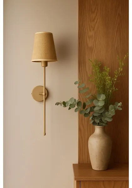 Fali lámpa MADELA 1xE14/40W/230V juta/bézs