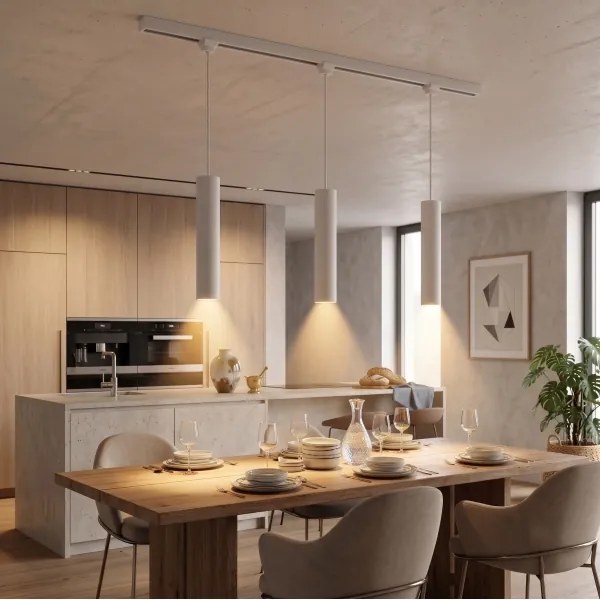 Philips - EASYLINK sínrendszerbe illeszthető kábeles függeszték 3xGU10/7W/230V 1m fehér