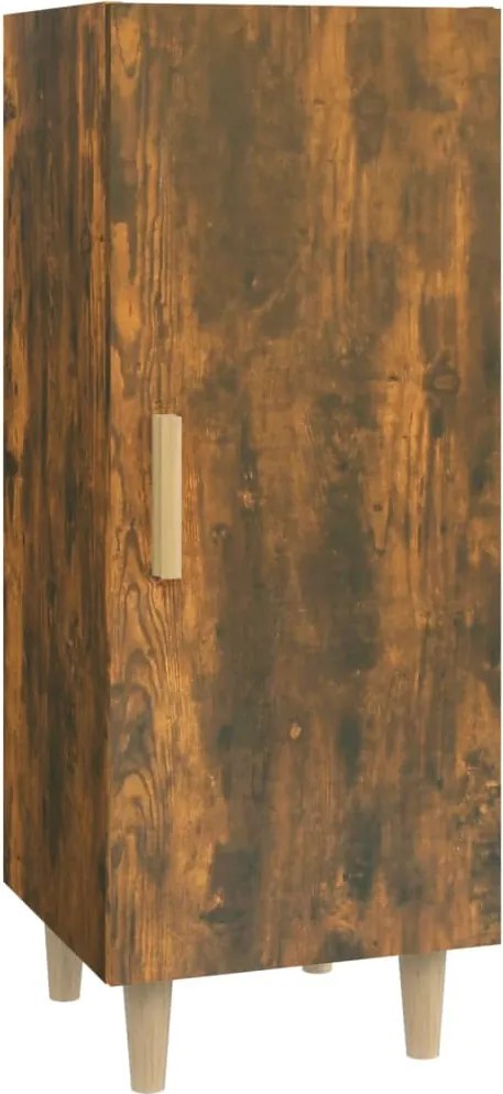 vidaXL füstös tölgy színű szerelt fa tálalószekrény 34,5 x 34 x 90 cm