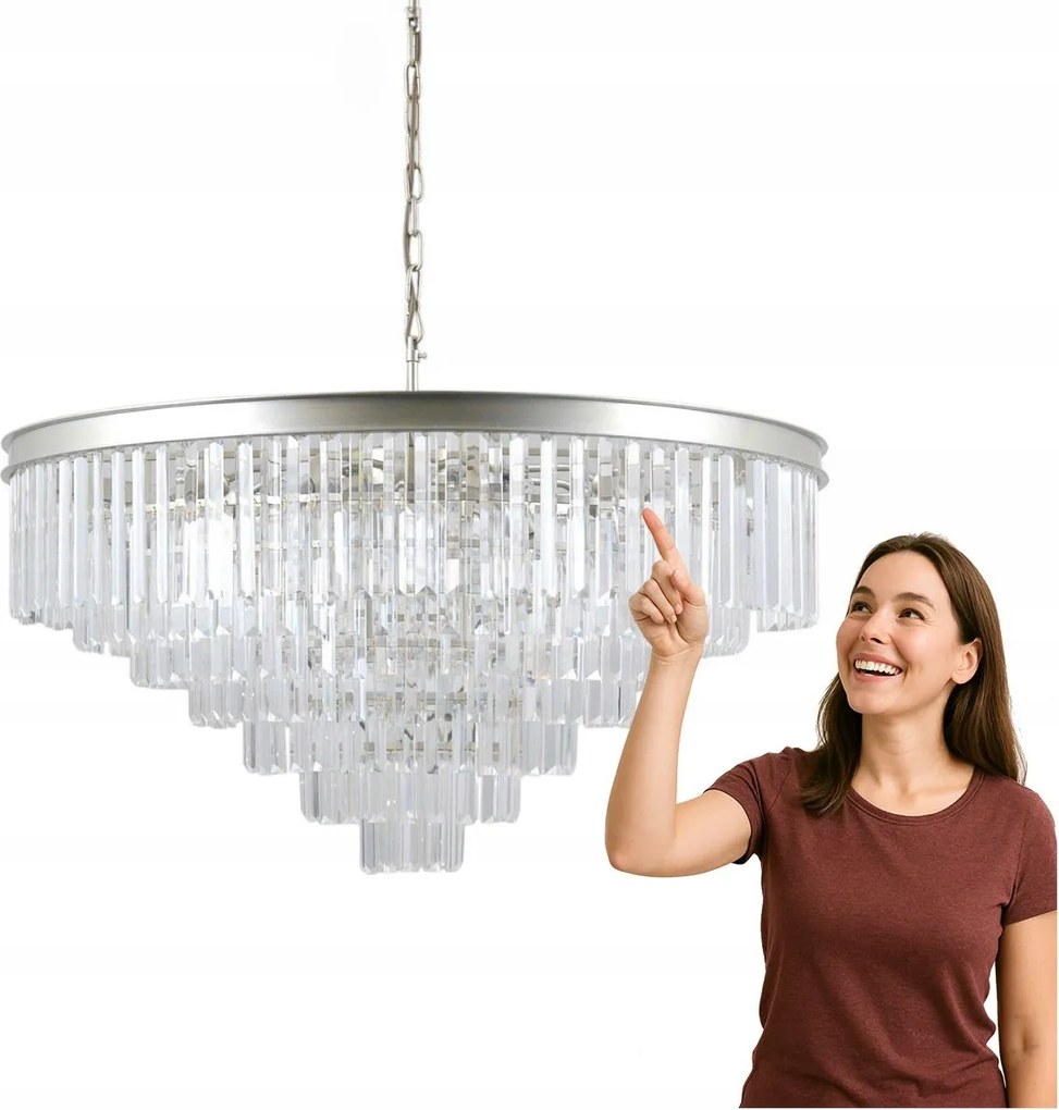 Verdes függőlámpa PND-44372-14-CHMP-GLD Italux