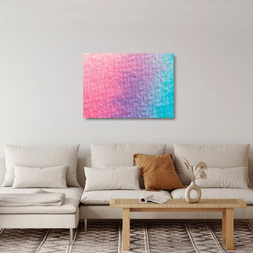 Színes textúra képe (üvegen) (70x50 cm)