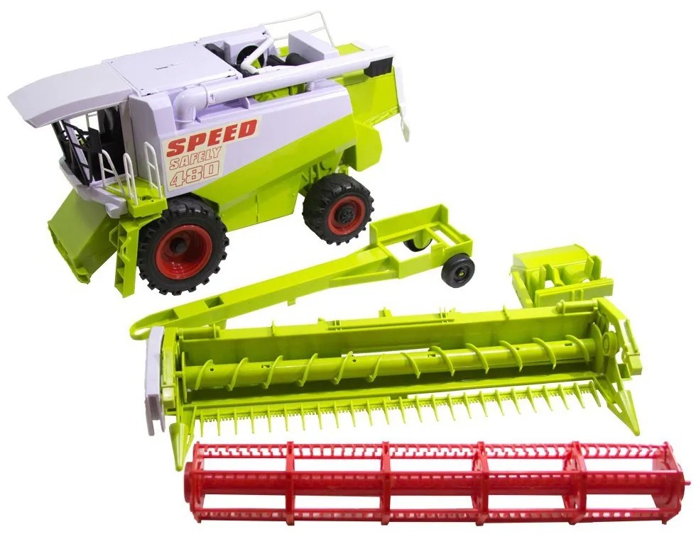 Farm Tractor Nagy Lendkerekes Arató Kombájn Speed Safely 480 Élethű Játék Makett