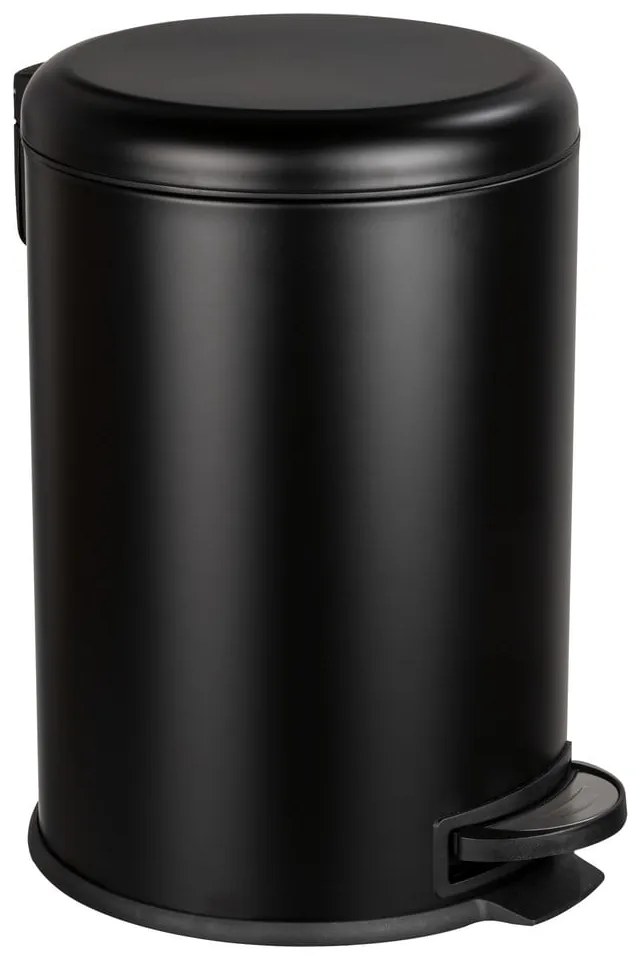 Leman Easy Close fekete szemetes, 20 l - Wenko