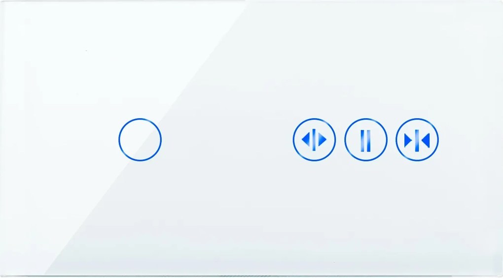 Érintőkapcsoló Redőny Vezérlő Kapcsoló 1K Szimpla Kapcsoló