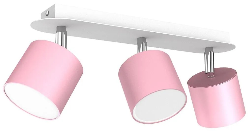 Spotlámpa DIXIE 3xGX53/11W/230V rózsaszín