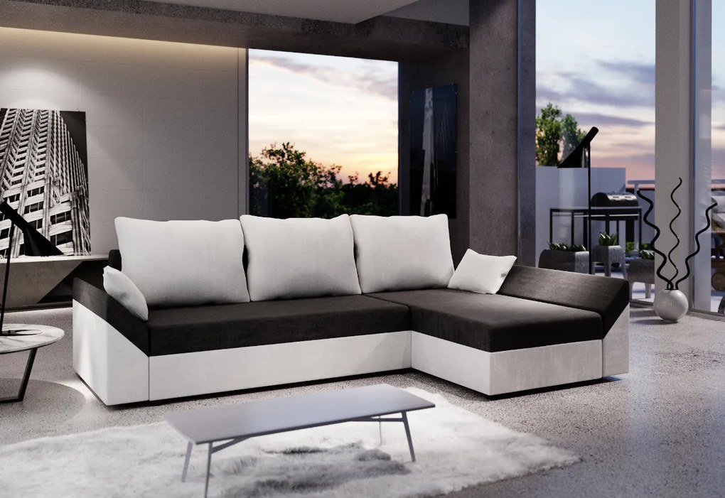 VIVIANA ágyázható sarok ülőgarnitúra 243x85x139, mikrofázis 15/27, bal