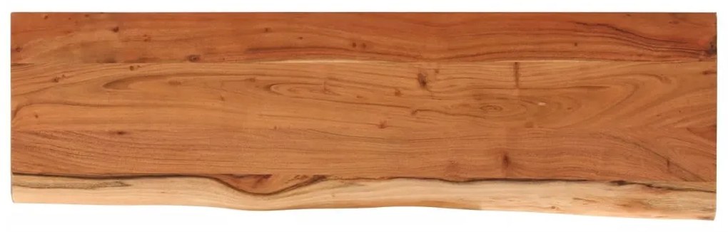tömör akácfa téglalap alakú fali polc 90 x 30 x 2,5 cm