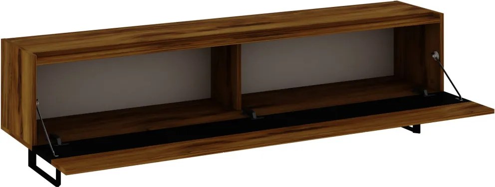 Sign TV-állvány, fekete-tölgy, 180 cm