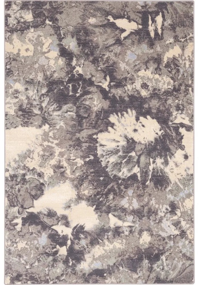 Szürke gyapjú szőnyeg 160x240 cm Daub – Agnella