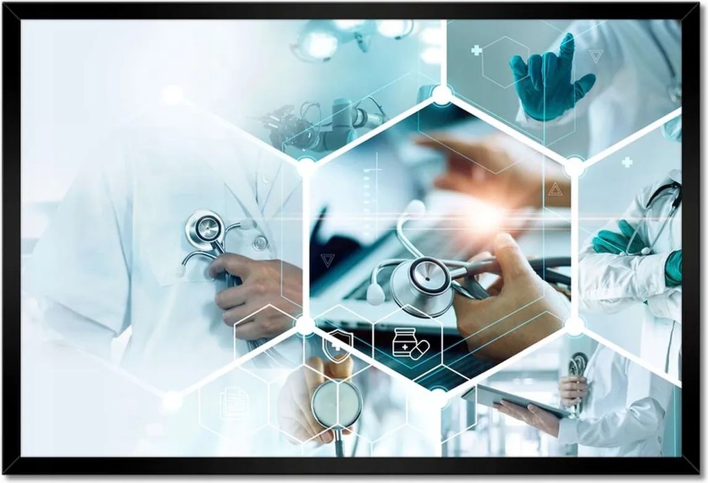 Plakátok keretben 60x40 Szakorvos orvos