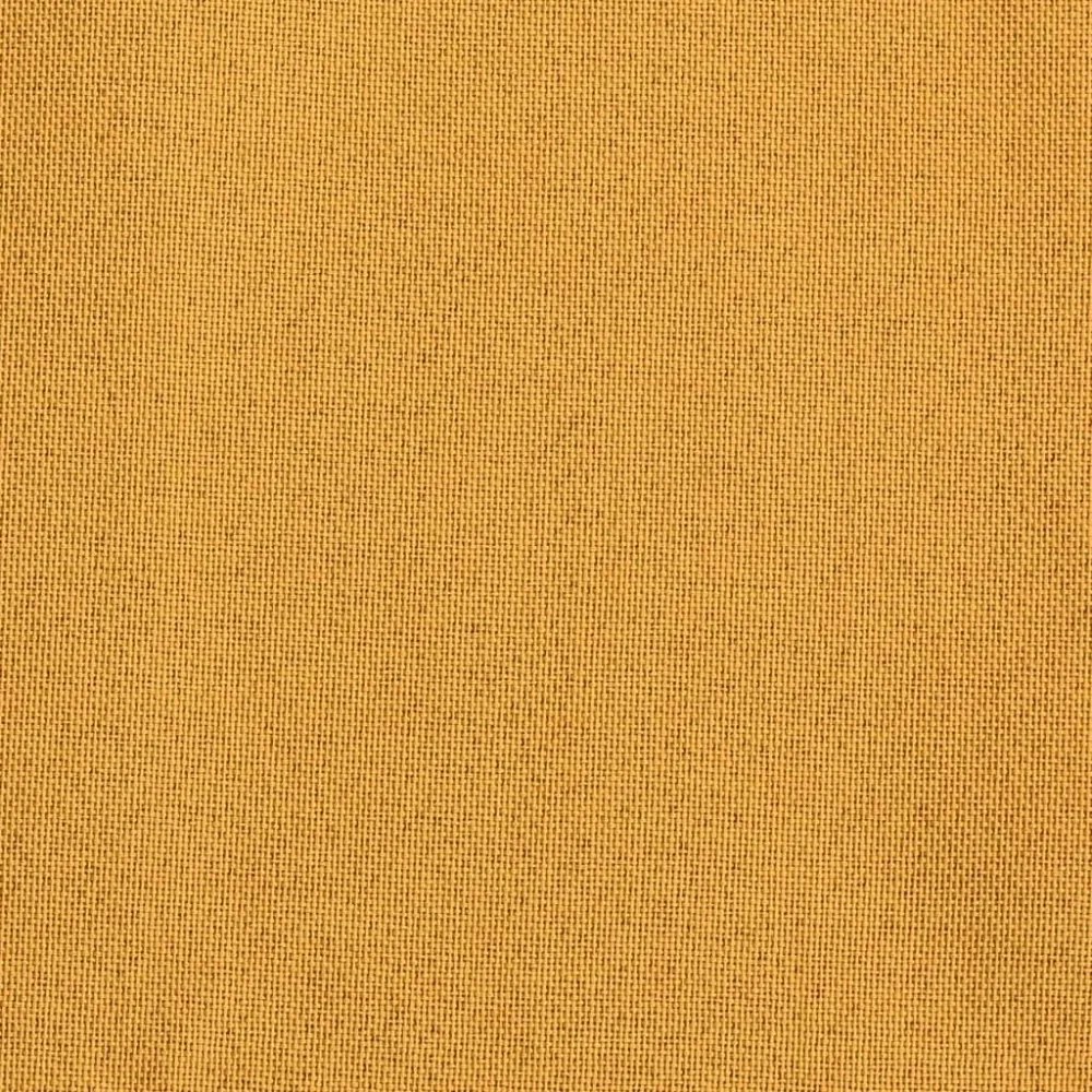 sárga vászonhatású sötétítőfüggöny kampókkal 290 x 245 cm