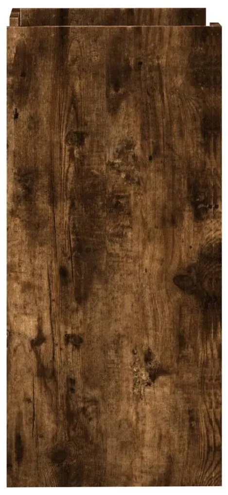 füstös tölgy színű szerelt fa tálalószekrény 45 x 35 x 75 cm