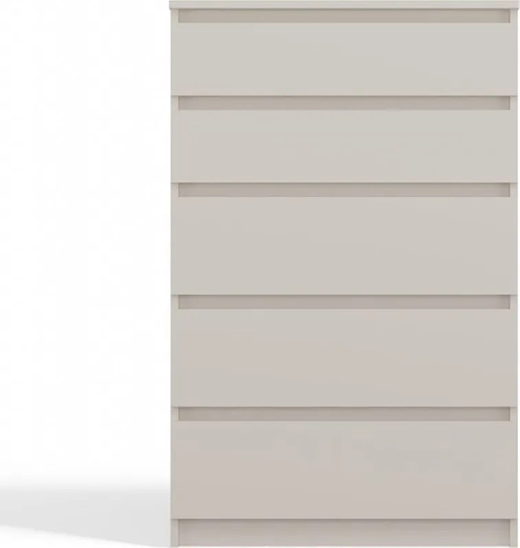 M5 fiókos szekrény, 70x109,5x40 cm, kasmír