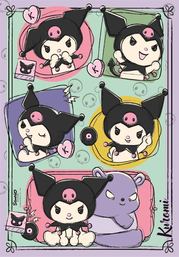 Hello Kitty Kuromi 500 db-os Compact puzzle Clementoni