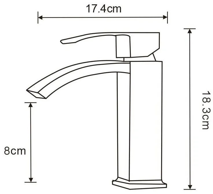 Mexen Libra, mosdó csaptelep, fekete, 745100-70