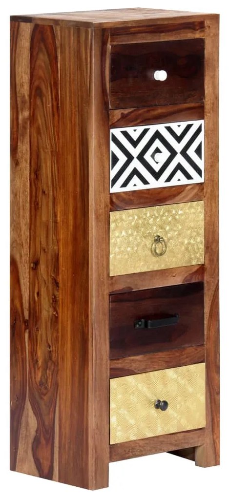 tömör akácfából kisszekrény 40 x 30 x 110 cm