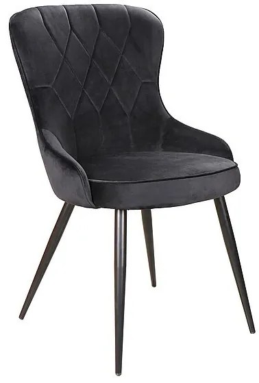 Lotus Velvet étkezőszék fekete