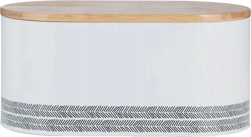 Typhoon Monochrome Kenyértartó Kenyértartó Deszkával Fehér