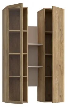 Fali polc INAR, tölgy/bézs