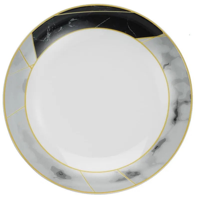 Black&White 24 db-os porcelán étkészlet - Kütahya Porselen