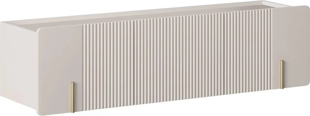 Malmi fali szekrény 150 cm - kasmír / arany
