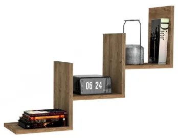 Fali polc MIST 60x90 cm barna
