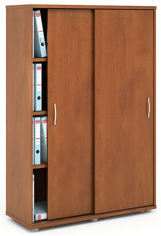 Praktik közepes szekrény 100 x 40 x 147,9 cm, sötét dió