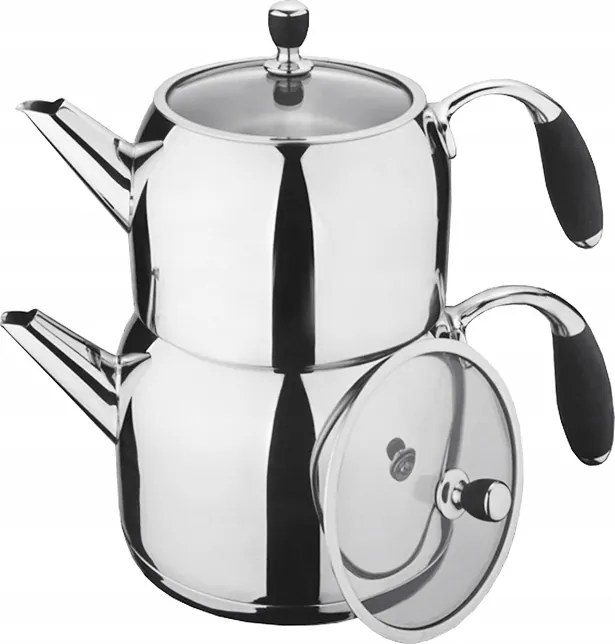 Török Teáskanna Acél Dupla Kiváló Minőség 1L 2L