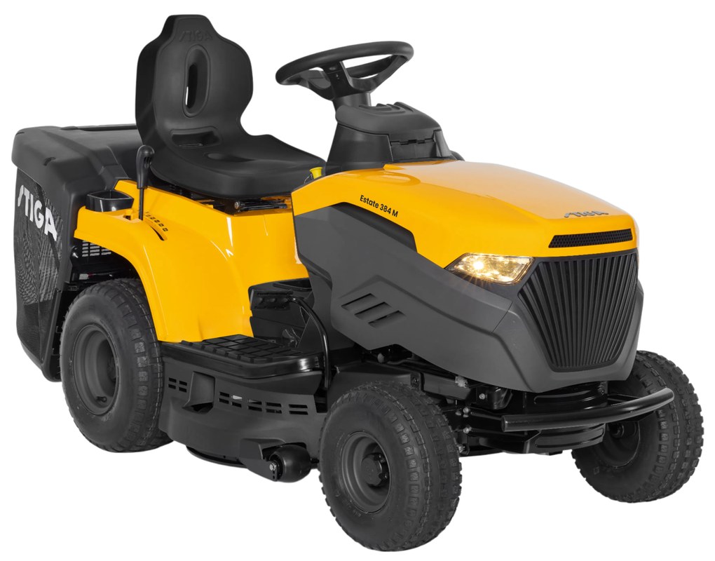 Stiga Estate 384 M fűnyíró traktor fűgyűjtős