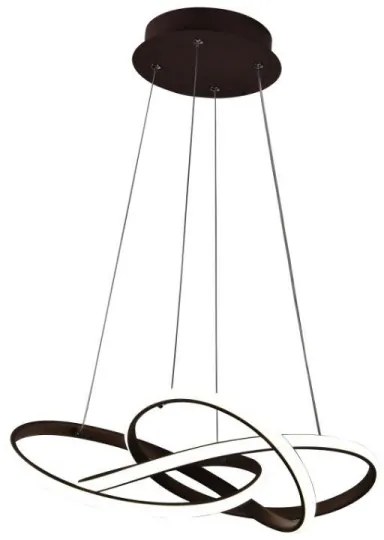 LED állítható fényerőjű függeszték LED/65W/230V 3000-6500K barna + DO