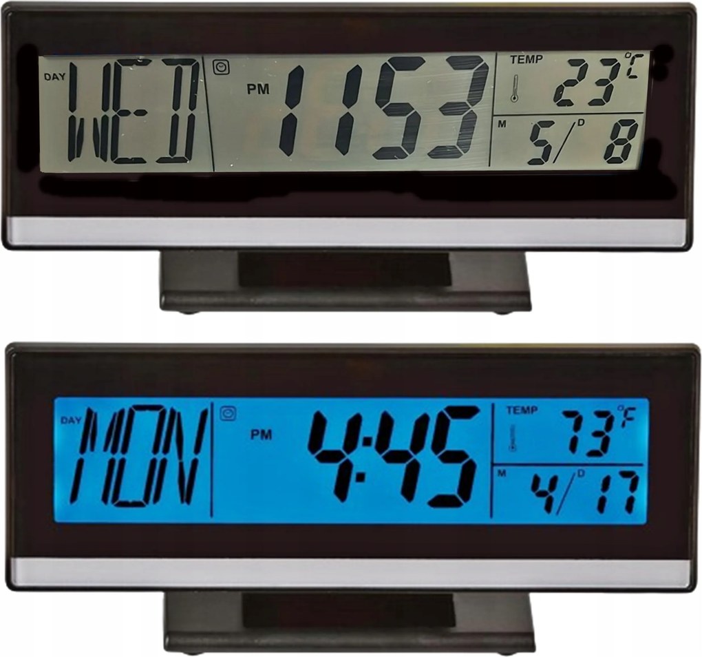 Elektronikus Ébresztőóra Digitális Ébresztőórával, Hőmérő Kijelzővel