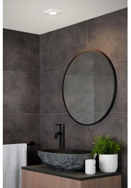 Lucide 09924/01/31-Fürdőszobai beépíthető lámpa ZIVA 1xGU10/50W/230V IP44 fehér