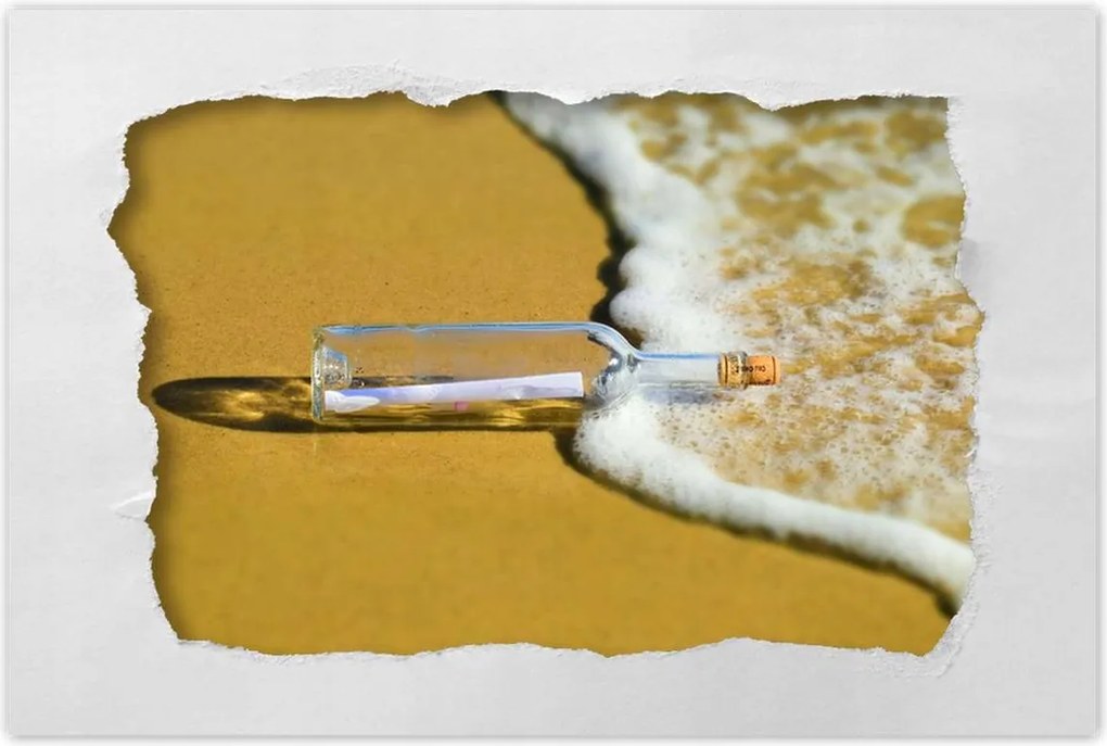 Poszterek 60x40 Dugós üveg Levél