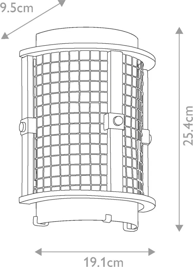 Kichler AHRENDALE KL-AHRENDALE1 Fali lámpa 1x60W/E14