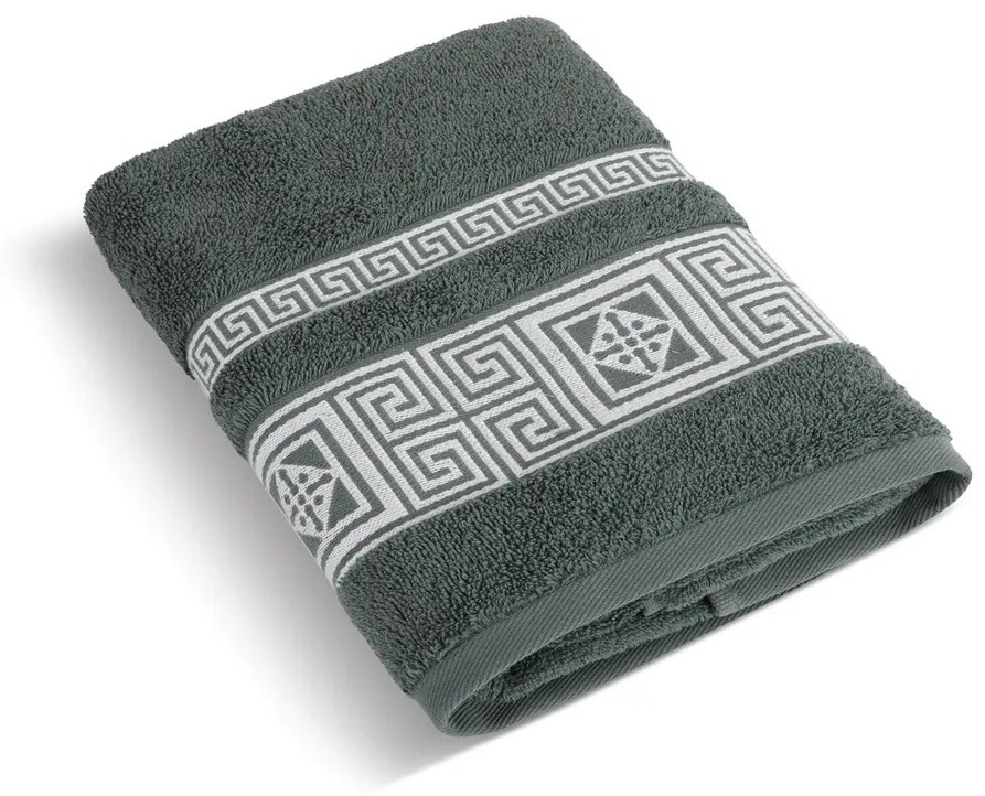 Görög kollekciós törölköző, zöld, 70 x 140 cm