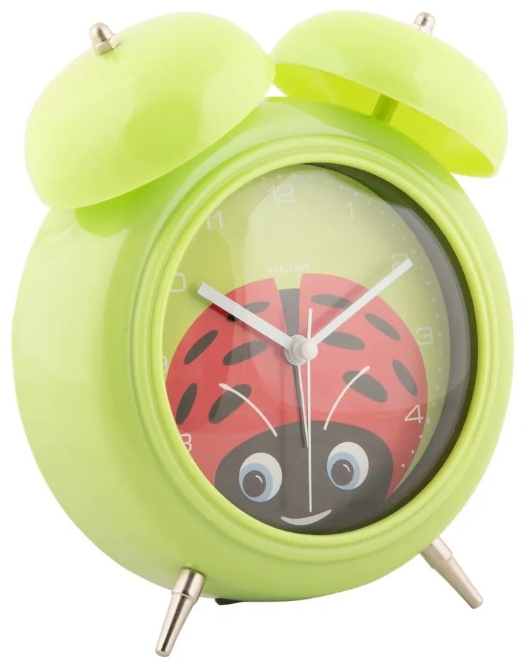 Gyerek ébresztőóra ø 15 cm Peekaboo Ladybug – Karlsson